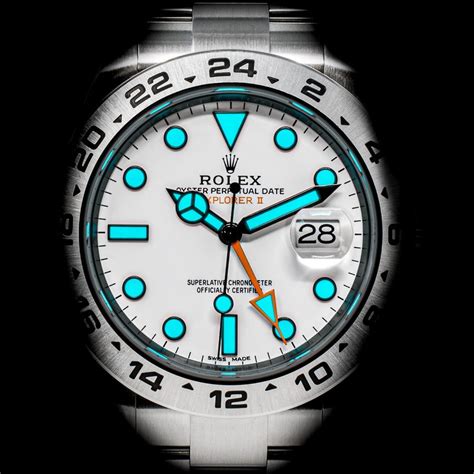 rolex explorer 2 chromalight.